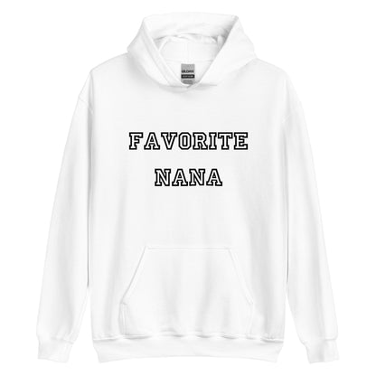 Favorite Nana Black Hoodie