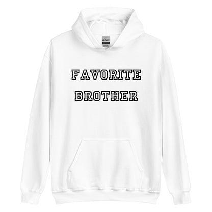 Favorite Brother Black Hoodie