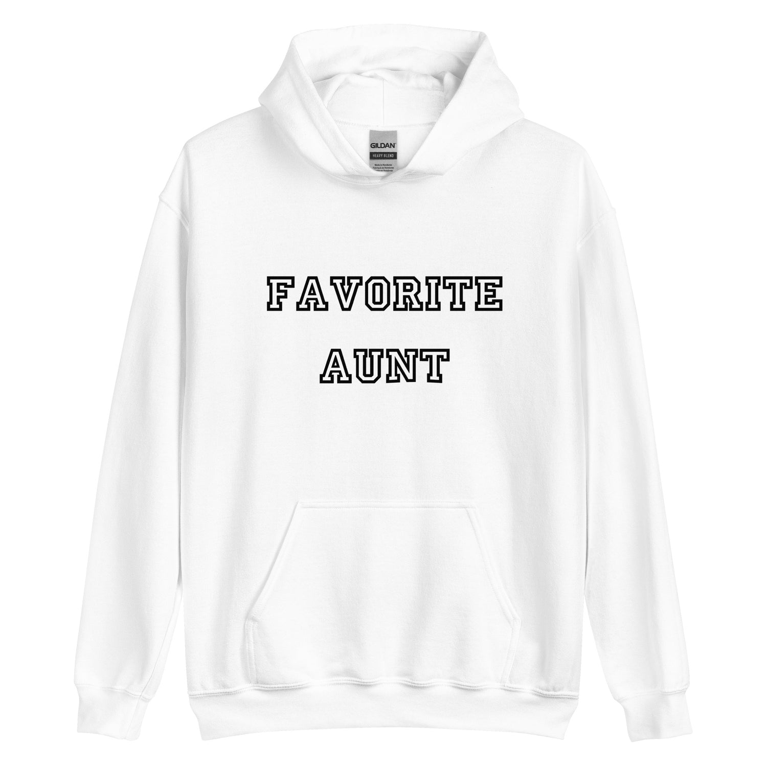 Favorite Aunt Black Hoodie