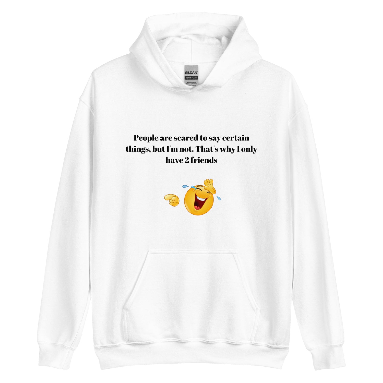 2 Friends Emoji Hoodie