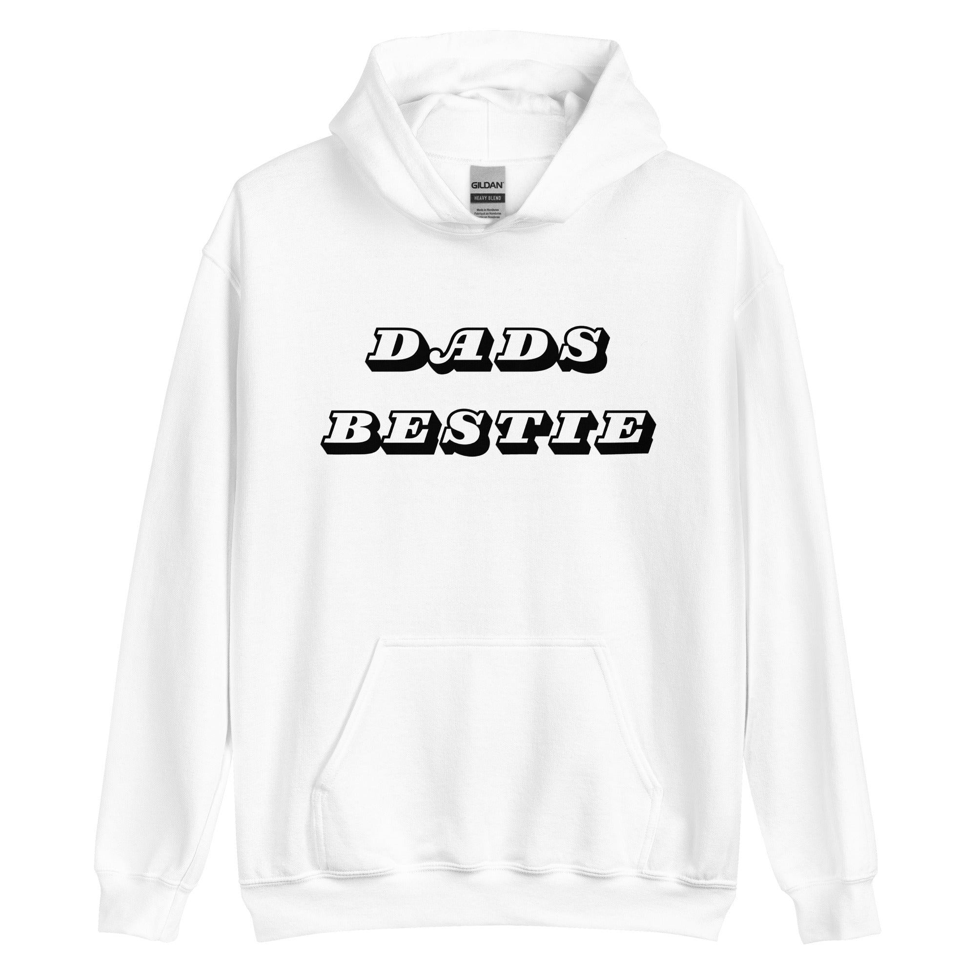 Dads Bestie Black Hoodie