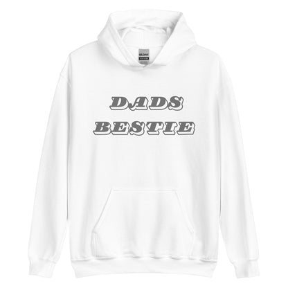 Dads Bestie Grey Hoodie